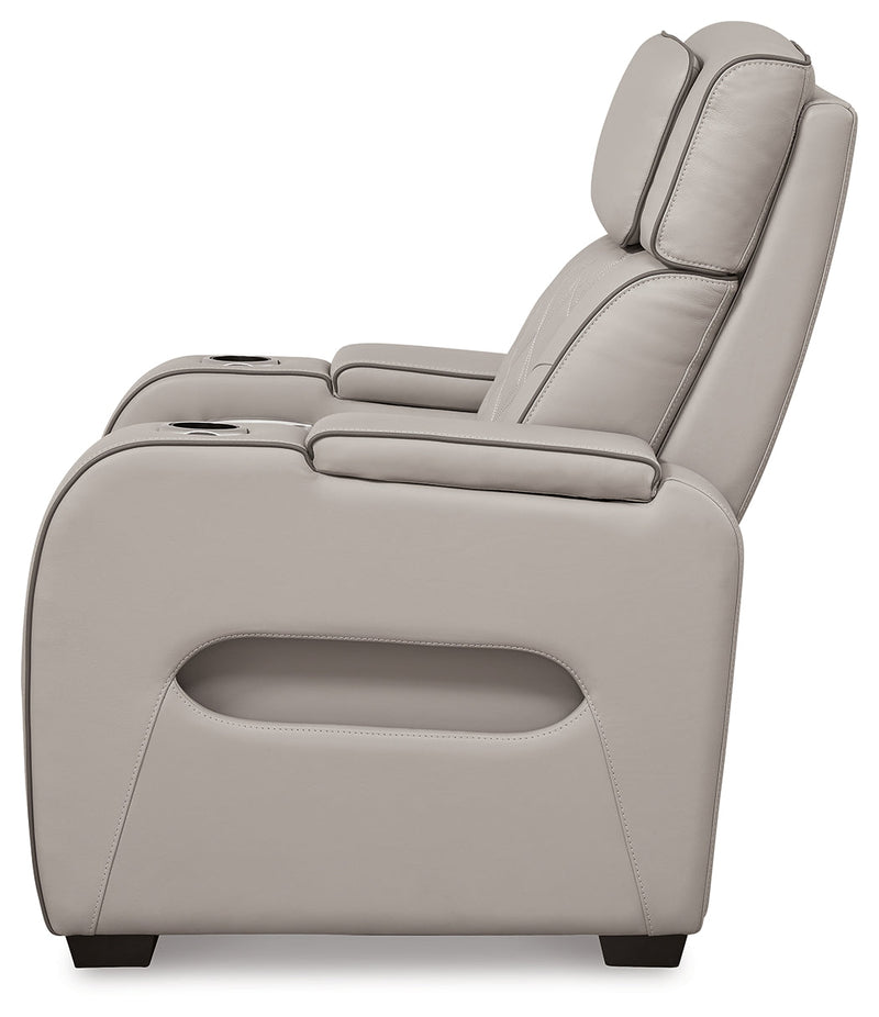 Boyington Sofa, Loveseat Recliner in Gray - DMV FurniturePower Reclining Living Room Set