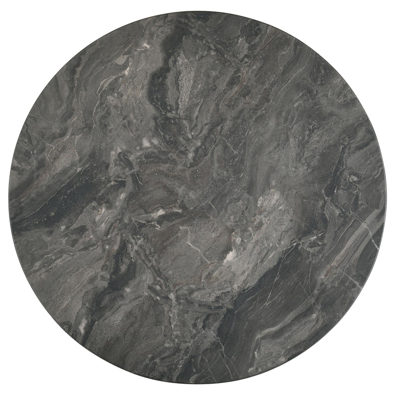 Bradley Round SmartTop Cocktail Coffee Table Smokey Grey and Brown - 706458