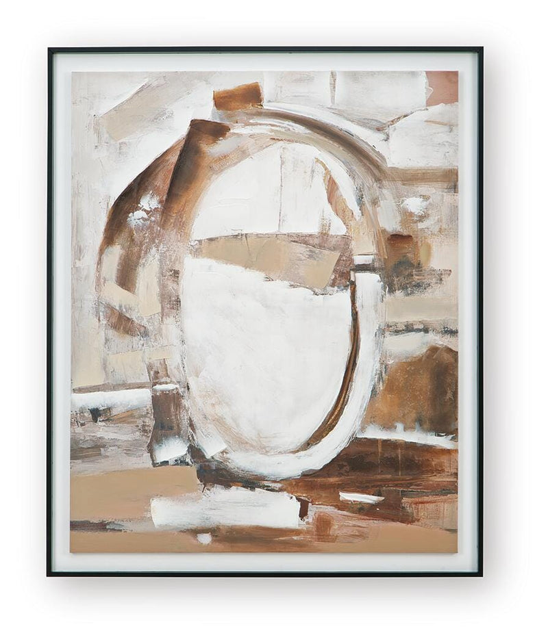 Bradlow Brown/White/Black Wall Art - A8000507