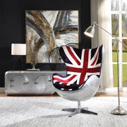 Brancaster British Flag Accent Chair W/Swivel - 59835