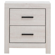 Brantford 2-drawer Nightstand Coastal White - 207052