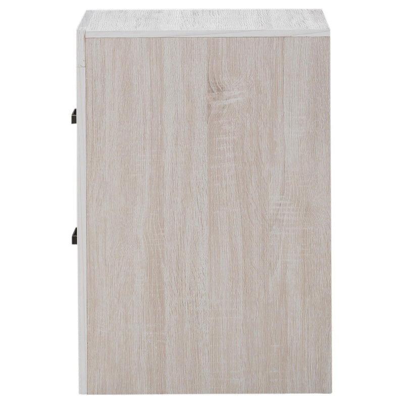 Brantford 2-drawer Nightstand Coastal White - 207052
