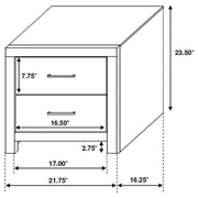 Brantford 4-piece Queen Bedroom Set Coastal White - 207050Q-S4