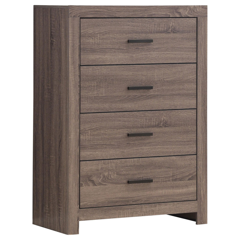 Brantford 5-piece Eastern King Bedroom Set Barrel Oak - 207041KE-S5