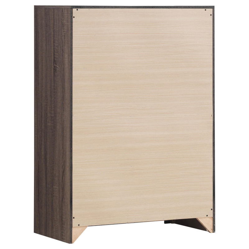 Brantford 5-piece Eastern King Bedroom Set Barrel Oak - 207041KE-S5