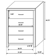 Brantford 5-piece Queen Bedroom Set Coastal White - 207050Q-S5
