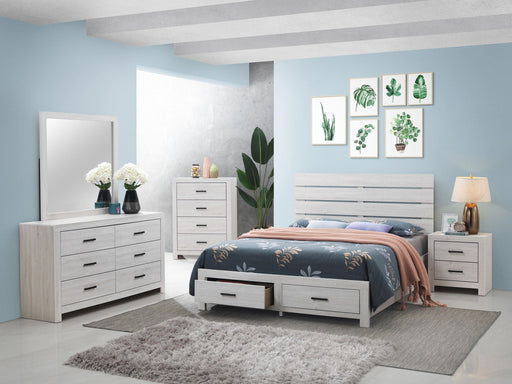 Brantford 5-piece Queen Bedroom Set Coastal White - 207050Q-S5