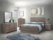 Brantford Dresser Mirror Barrel Oak - 207044