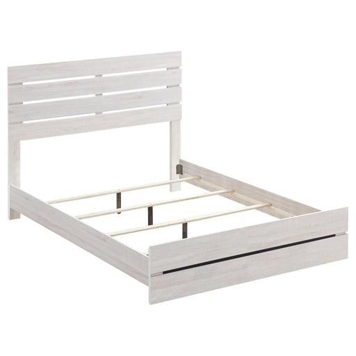 Brantford Wood Queen Panel Bed Coastal White - 207051Q