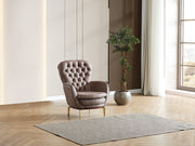 Bravo 3-pieces (Sofa & Loveseat & Chair) Livingroom Set Brown in Brown - 101-BRA-ZENV-321