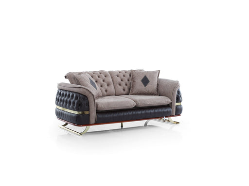 Bravo Convertible Loveseat Brown in Brown - 101-BRA-ZENV-2