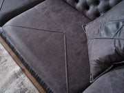 Bravo Convertible Sofa Black in Black - 101-BRA-ZENA-3