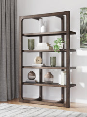 Breckington Dark Brown 76" Bookcase - H556-70