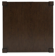 Breckington Dark Brown End Table - T856-2