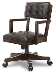 Breckington Dark Brown Home Office Desk Chair - H556-01A
