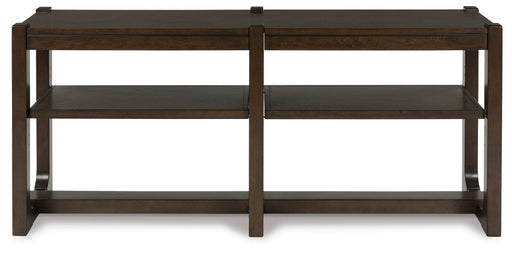 Breckington Dark Brown Sofa Table - T856-4