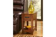Breegin Brown Chairside End Table - DMV FurnitureEnd Table Chair Side