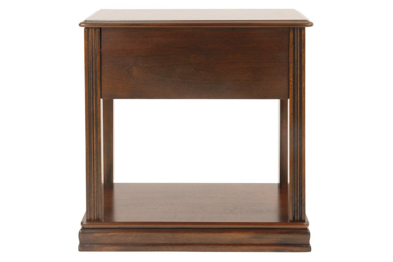 Breegin Brown Chairside End Table - DMV FurnitureEnd Table Chair Side