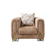 Brenda Coffee Boucle Chair - BRENDACF-CH