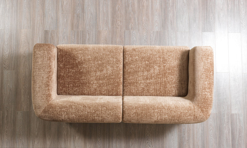 Brenda Coffee Boucle Living Room Set