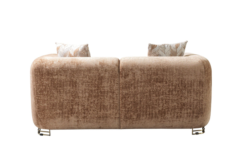Brenda Coffee Boucle Living Room Set
