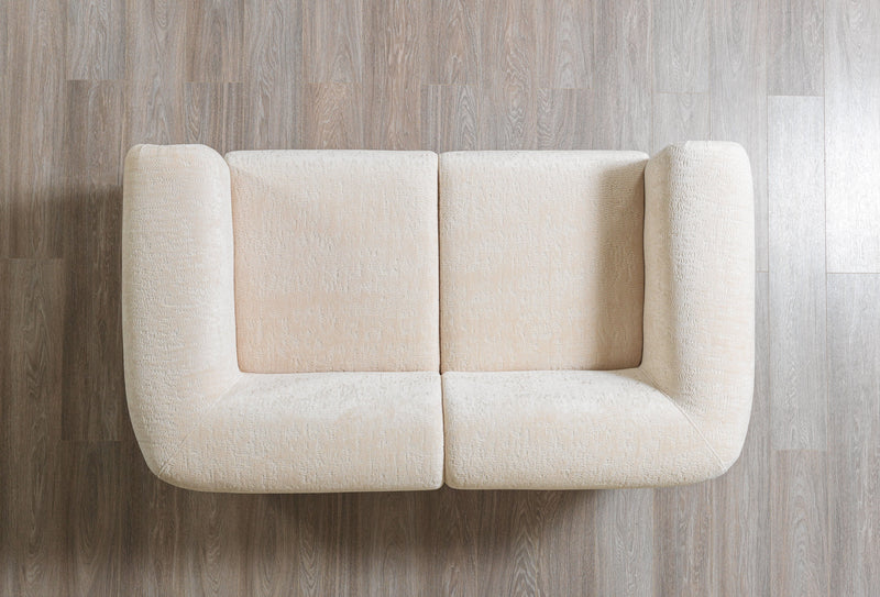 Brenda Ivory Boucle Living Room Set