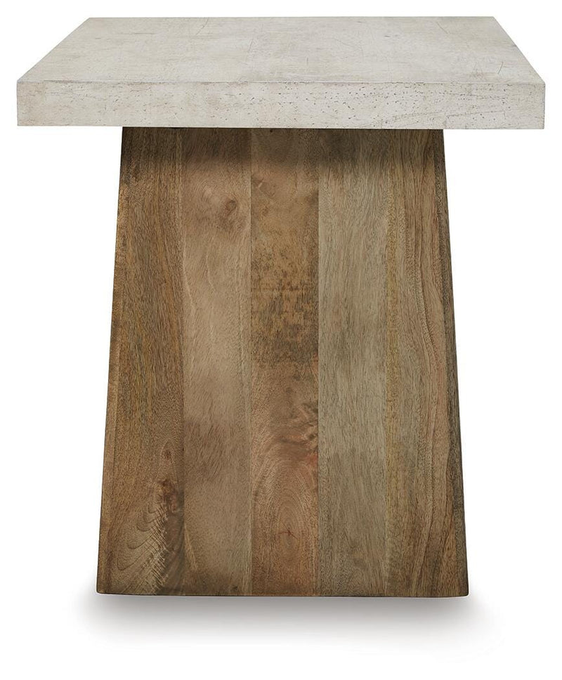 Brendalhouse Coffee Table with 1 End Table in Light Brown - PKG022050
