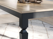 Brenkerton Grayish Brown/Black Dining Table - PCD591-25