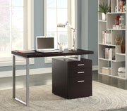 Brennan 47-inch 3-drawer Office Computer Desk Cappuccino - 800519