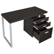 Brennan 47-inch 3-drawer Office Computer Desk Cappuccino - 800519