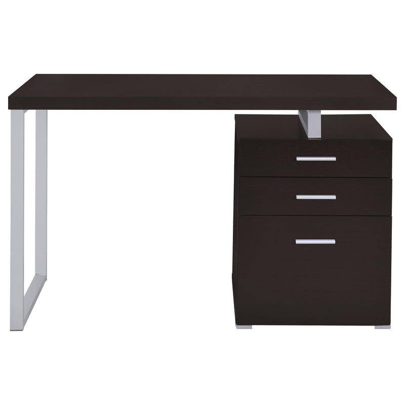 Brennan 47-inch 3-drawer Office Computer Desk Cappuccino - 800519