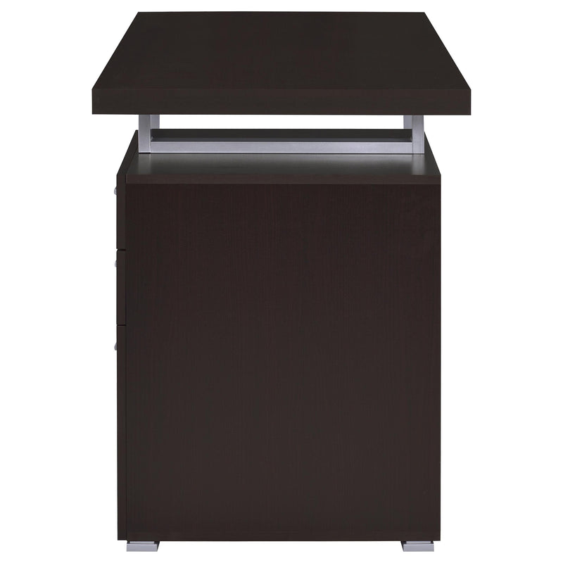 Brennan 47-inch 3-drawer Office Computer Desk Cappuccino - 800519