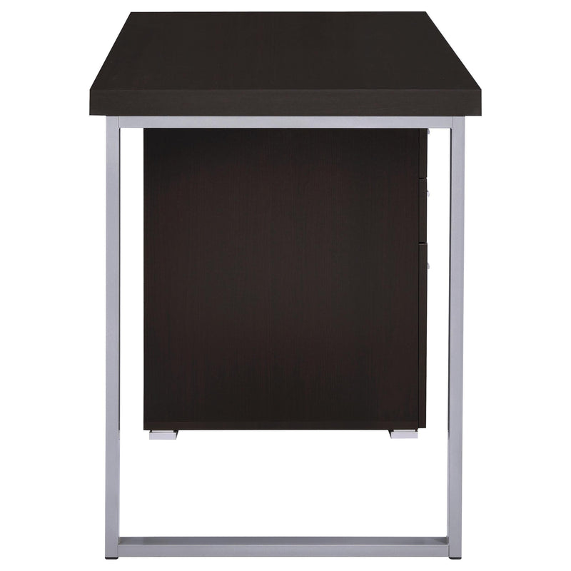 Brennan 47-inch 3-drawer Office Computer Desk Cappuccino - 800519