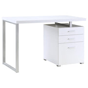 Brennan 47-inch 3-drawer Office Computer Desk White - 800325