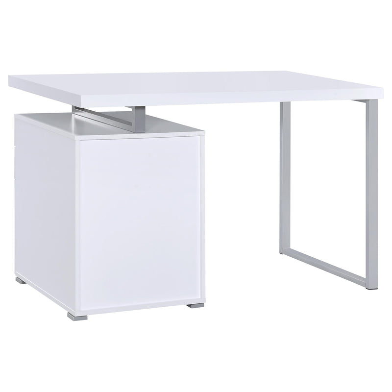 Brennan 47-inch 3-drawer Office Computer Desk White - 800325