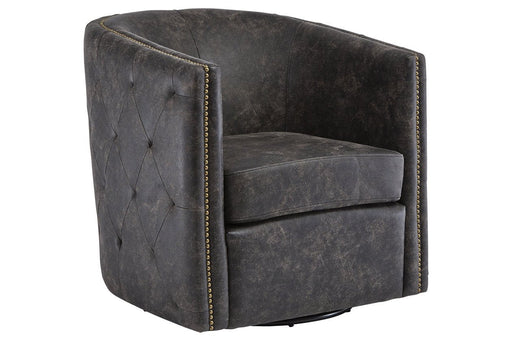 Brentlow Distressed Black Accent Chair - DMV FurnitureAccent Chair