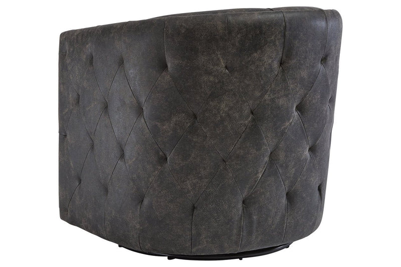 Brentlow Distressed Black Accent Chair - DMV FurnitureAccent Chair