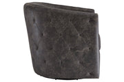 Brentlow Distressed Black Accent Chair - DMV FurnitureAccent Chair