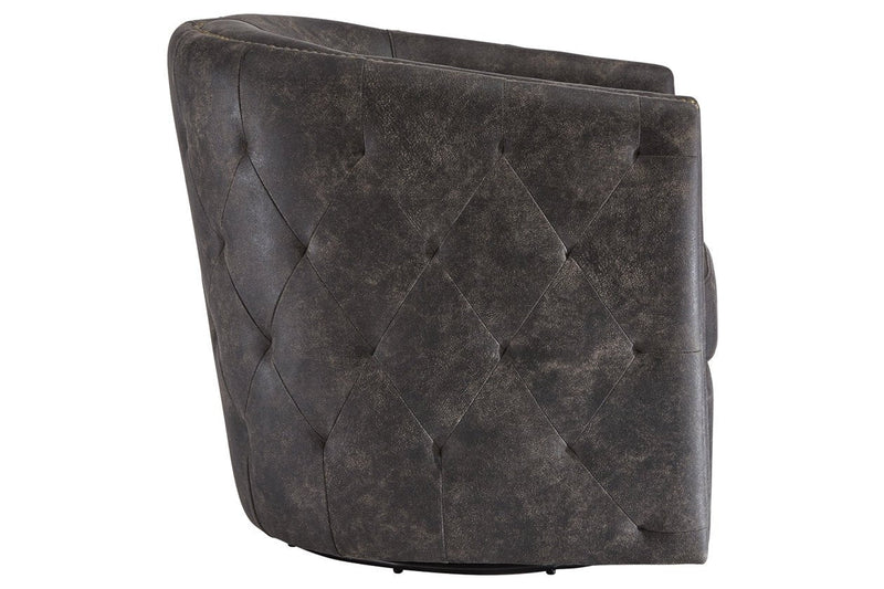 Brentlow Distressed Black Accent Chair - DMV FurnitureAccent Chair