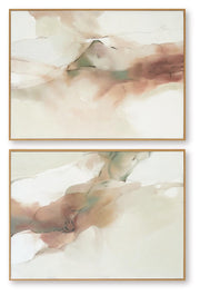 Brettwarth Green/Blue/Yellow Wall Art (Set of 2) - A8000555