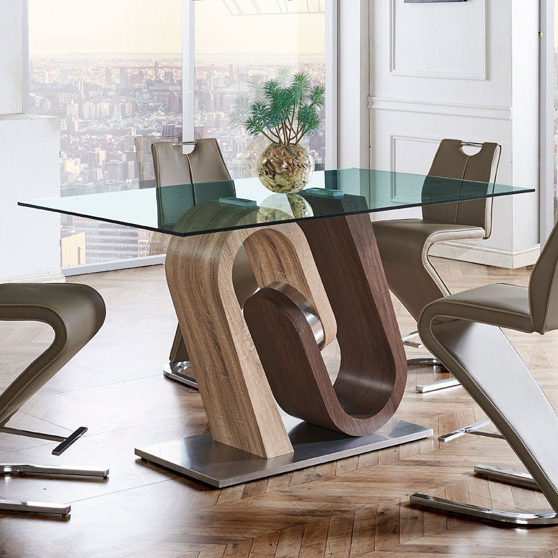 Brevard Dining Room Set (Oak and Walnut) - DMV FurnitureDining Room Set