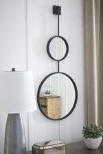 Brewer Black Accent Mirror - DMV FurnitureOther Products