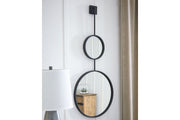 Brewer Black Accent Mirror - DMV FurnitureOther Products