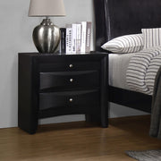 Briana 2-drawer Nightstand Black - 200702