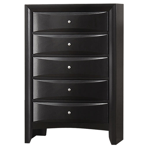 Briana 5-drawer Bedroom Chest Black - 200705
