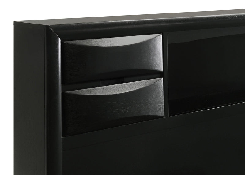 Briana 5-piece Queen Bedroom Set Black - 202701Q-S5