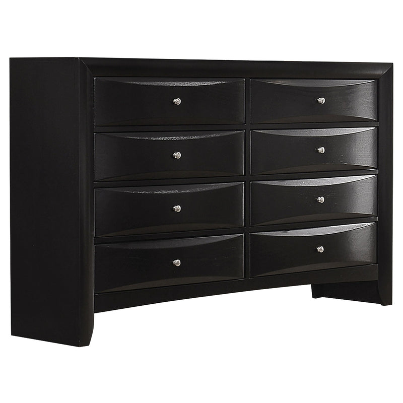 Briana 5-piece Queen Bedroom Set Black - 202701Q-S5