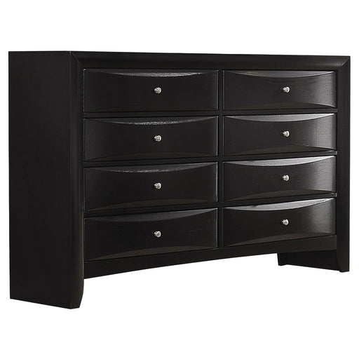 Briana 8-drawer Dresser Black - 200703