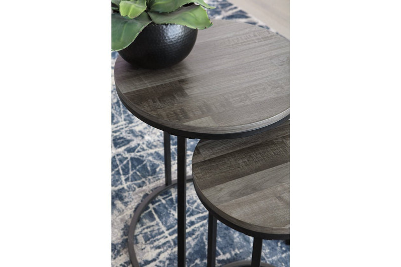 Briarsboro Black/Gray Accent Table (Set of 2) - DMV FurnitureTable