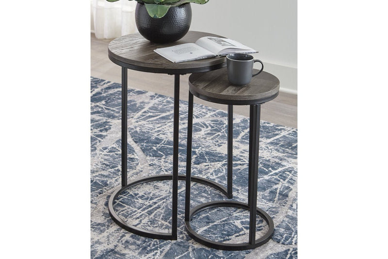 Briarsboro Black/Gray Accent Table (Set of 2) - DMV FurnitureTable
